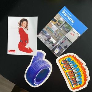 Supreme pack of four assorted stickers